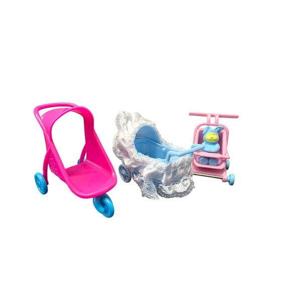 Baby Strollers Dollhouse Toys Lot of 3 - Picture 7 of 7